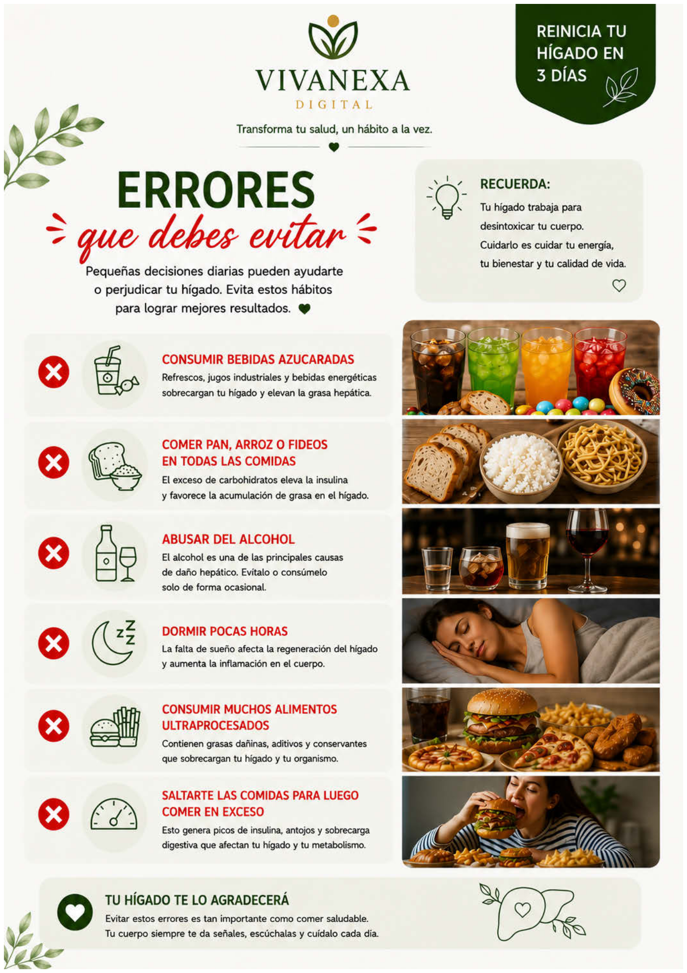 Errores más comunes